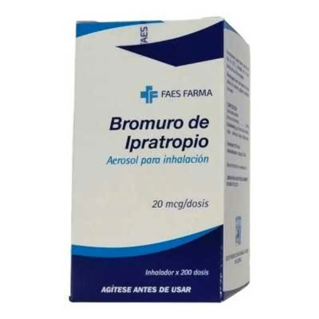 Bromuro de Ipratropio 20 mcg/dosis inhalador x 200 dosis  1