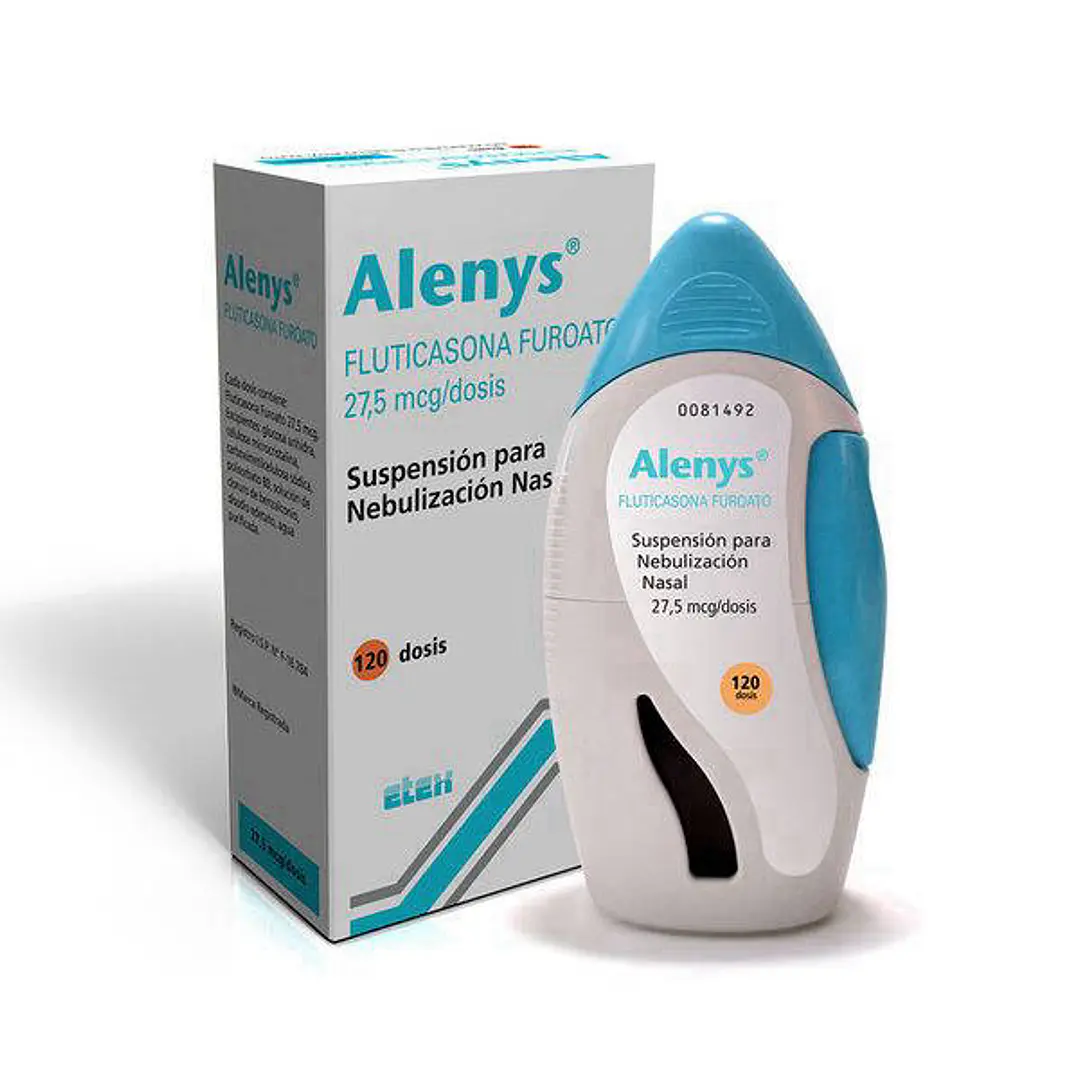 Alenys Fluticasona Furoato 27.5 mcg/dosis suspensión para nebulización nasal x 120 dosis 1