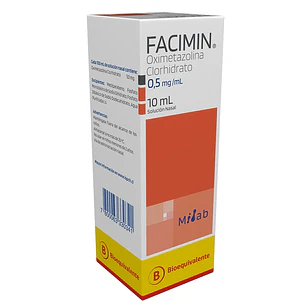 Facimin 0.5 mg/mL Oximetazolina Clorhidrato Solución Nasal x 10 mL Mintlab