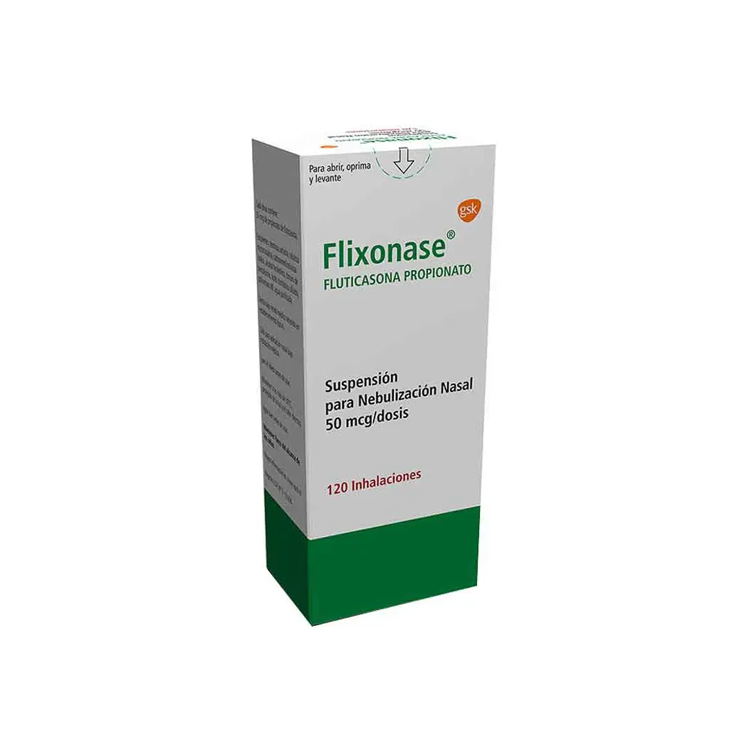 Flixonase Fluticasona Propionato 50 mcg/dosis Suspensión para Nebulización Nasal x 120 dosis 1