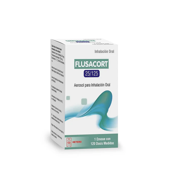Flusacort 25/125 Aerosol para Inhalación Oral x 120 dosis 1