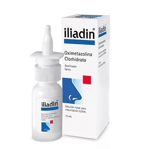 Iliadin Oximetazolina Clorhidrato 0.05% Solución Nasal para Nebulización x 10 mL