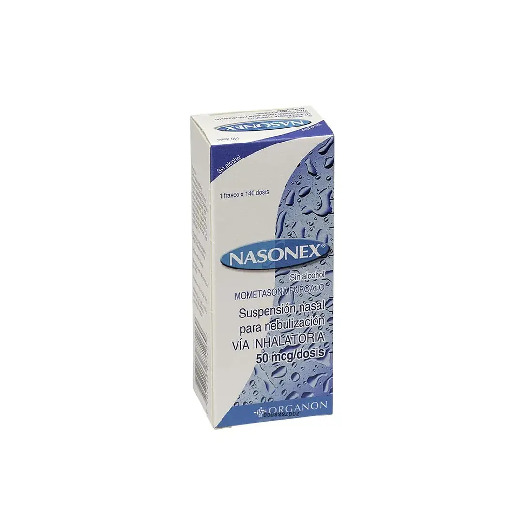 Nasonex Mometasona Furoato 50 mcg/dosis Suspensión Nasal para Nebulización x 140 dosis 1