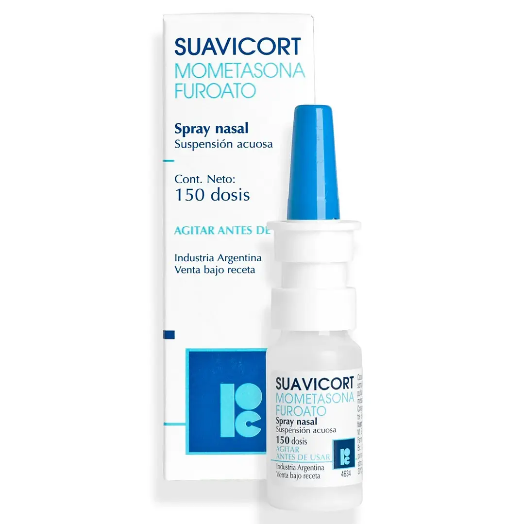 Suavicort Mometasona Furoato 50 mcg/dosis Suspensión Nasal para Nebulización x 150 dosis 1