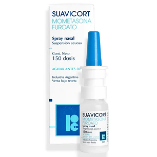 Suavicort Mometasona Furoato 50 mcg/dosis Suspensión Nasal para Nebulización x 150 dosis