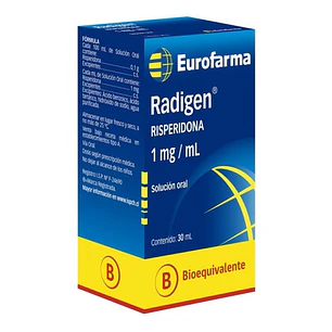 Radigen Risperidona 1 mg/mL Solución Oral x 30 ml