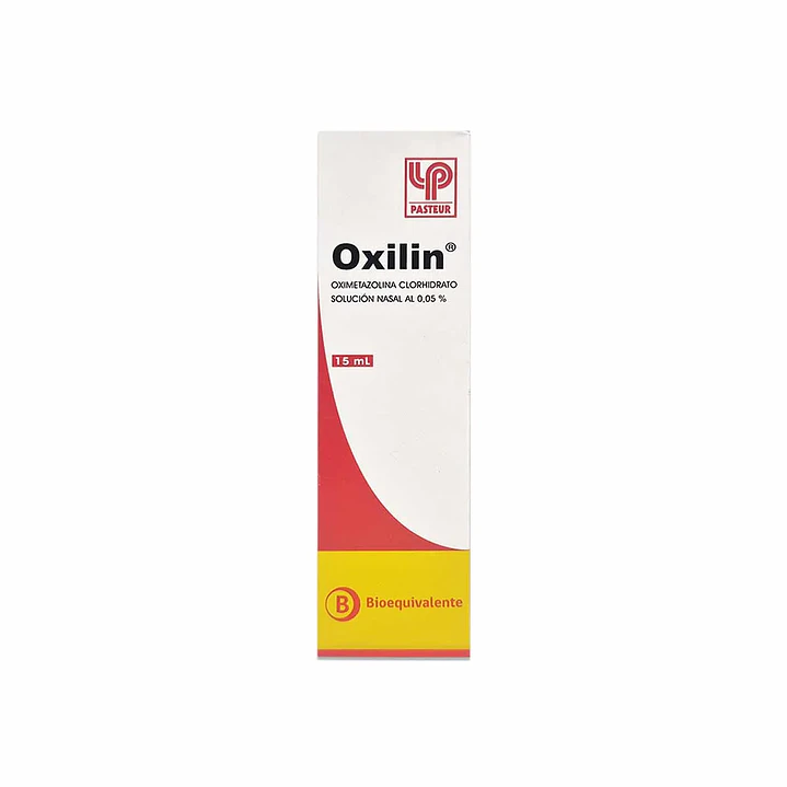 Oxilin 0.05% Oximetazolina Clorhidrato Solución Nasal x 15 mL 1