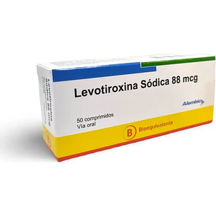 Levotiroxina Sódica 88 mcg x 50 comprimidos