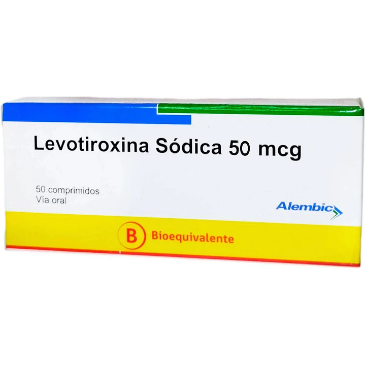 Levotiroxina Sódica 50 mcg x 50 comprimidos 1