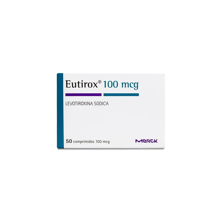 Eutirox 100 mcg Levotiroxina sódica x 100 comprimidos 1