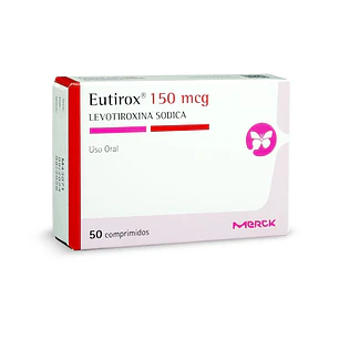 Eutirox 150 mcg Levotiroxina sódica x 50 comprimidos