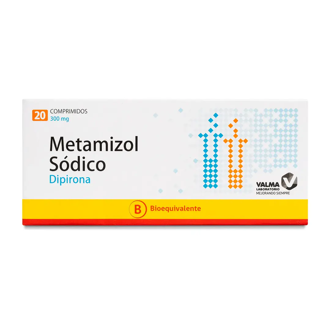 Metamizol Sódico 300 mg Dipirona x 20 comprimidos 1