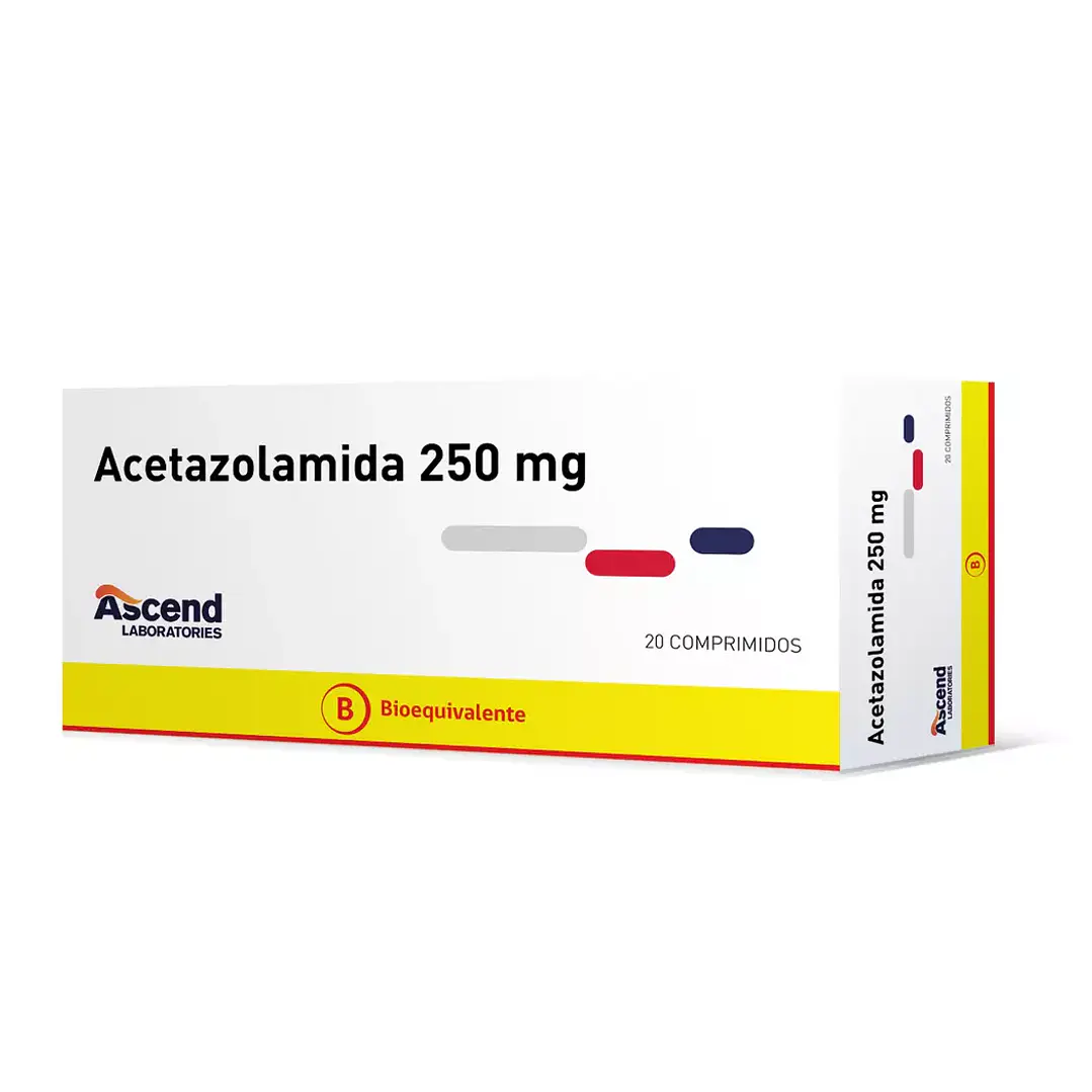 Acetazolamida 250 mg x 20 comprimidos 1