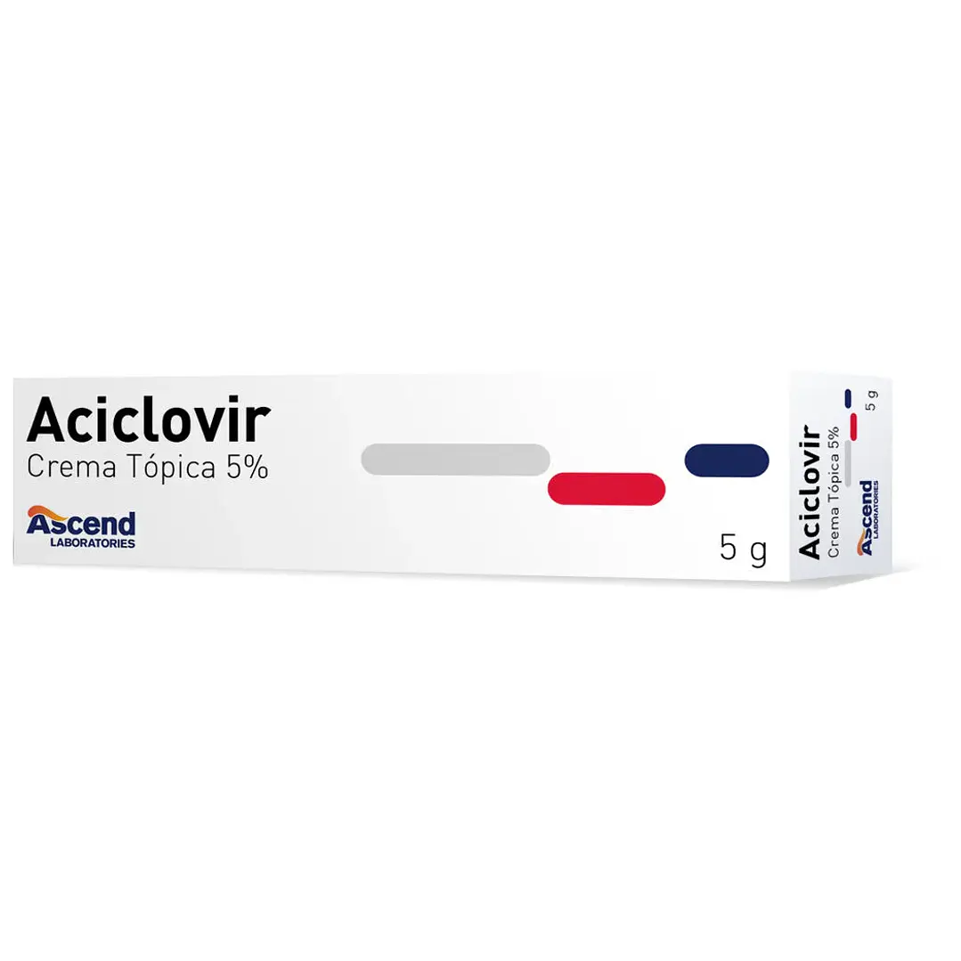 Aciclovir crema tópica 5% x 5 g  1