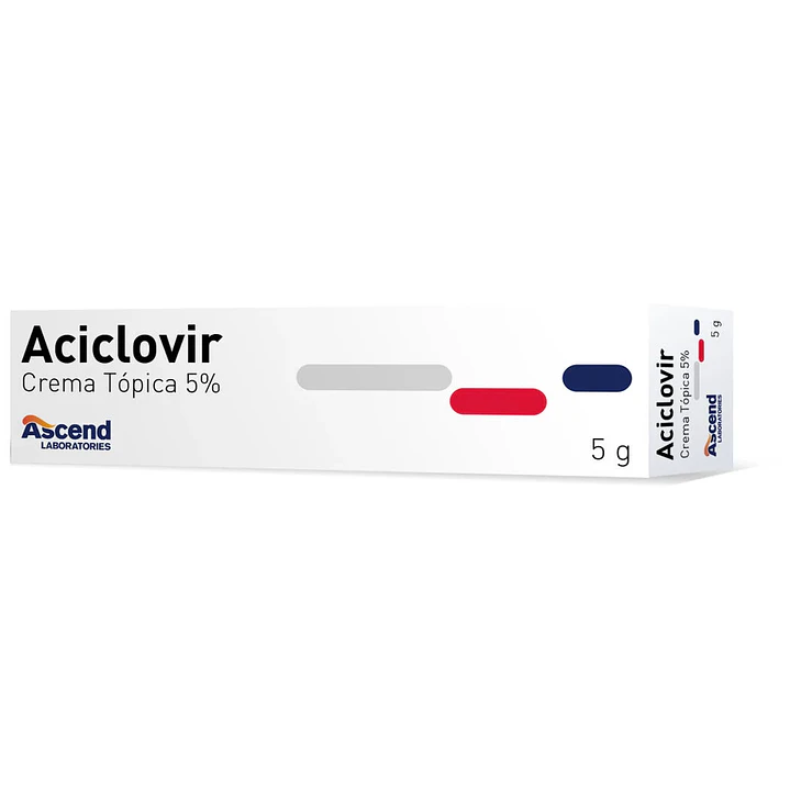 Aciclovir crema tópica 5% x 5 g  1