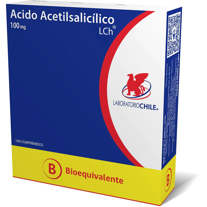 Ácido Acetilsalicílico 100 mg x 100 comprimidos 1