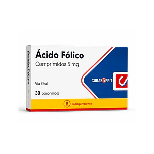 Ácido Fólico 5 mg x 30 comprimidos