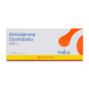 Amiodarona Clorhidrato 200 mg x 20 comprimidos 