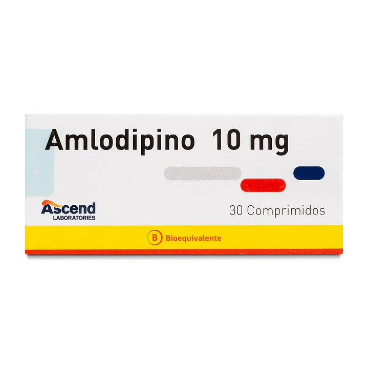 Amlodipino 10 mg x 30 comprimidos Ascend 1