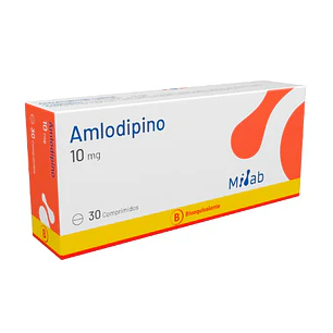 Amlodipino 10 mg x 30 comprimidos Mintlab