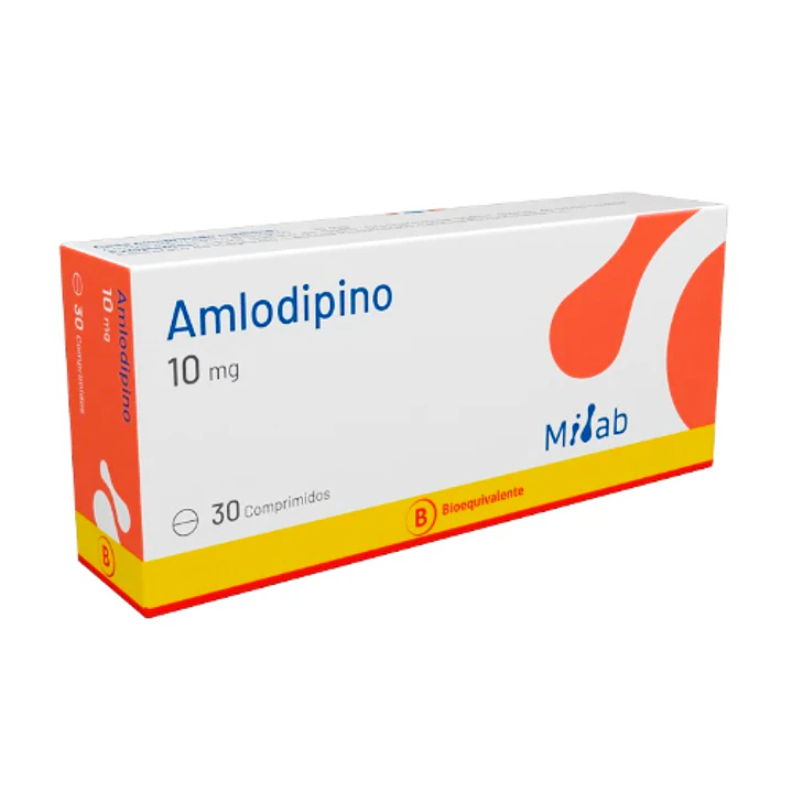 Amlodipino 10 mg x 30 comprimidos Mintlab 1