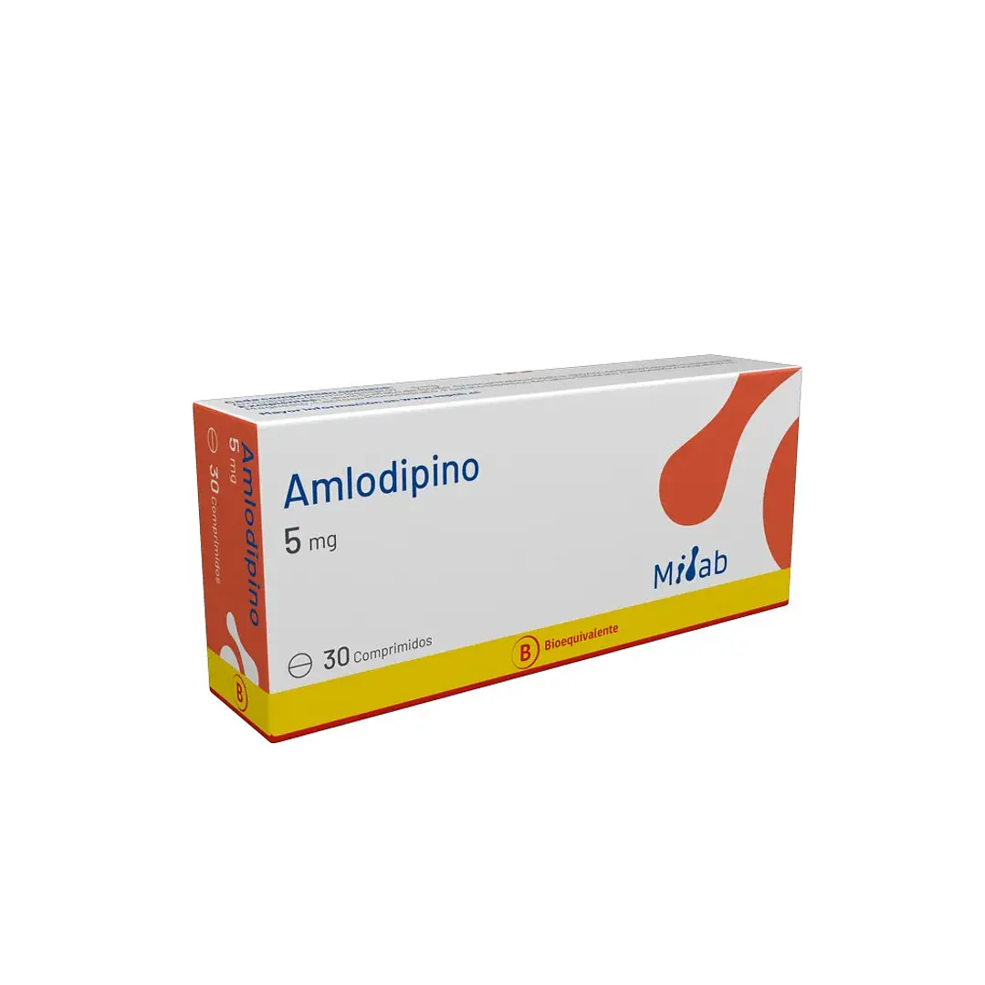 Amlodipino 5 mg x 30 comprimidos Mintlab 1