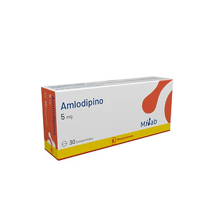 Amlodipino 5 mg x 30 comprimidos Mintlab
