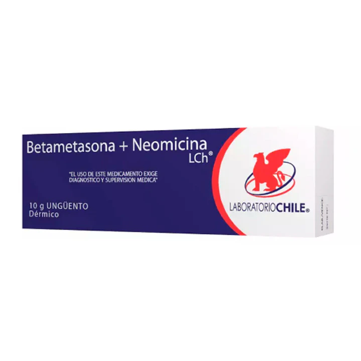 Betametasona + Neomicina 10 g Ungüento Dérmico 1