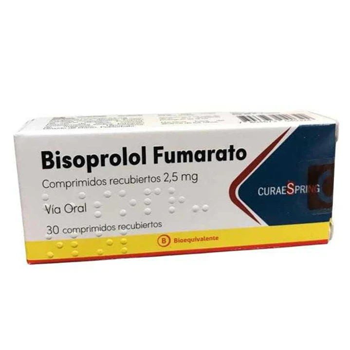 Bisoprolol Fumarato 2.5 mg x 30 comprimidos recubiertos 1