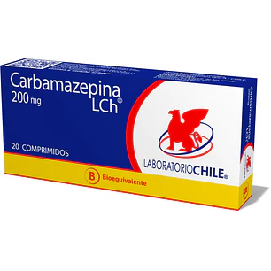 Carbamazepina 200 mg x 20 comprimidos Lab Chile