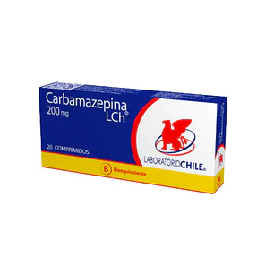 Carbamazepina 200 mg x 20 comprimidos Lab Chile