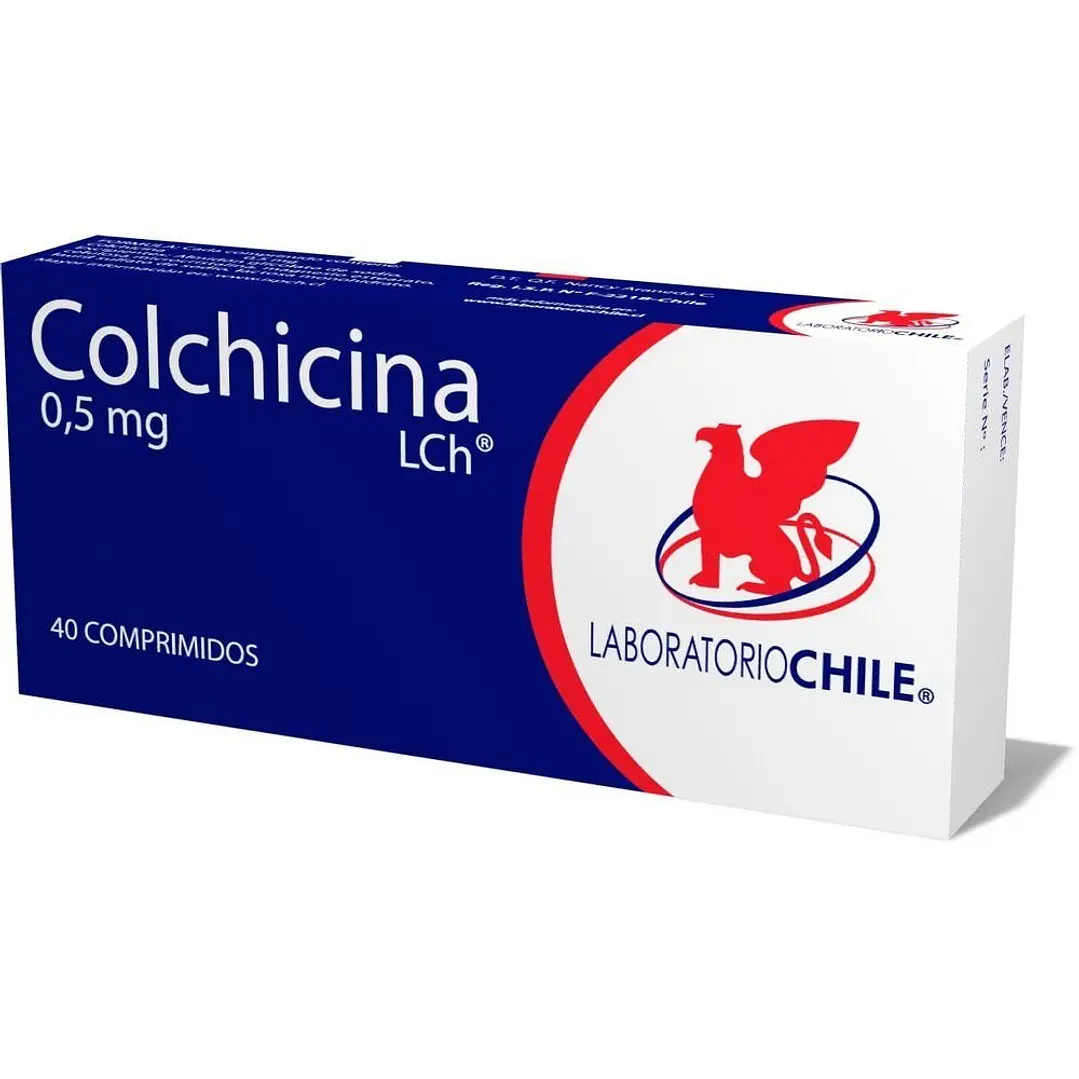 Colchicina 0.5 mg x 40 Comprimidos Lab Chile 1