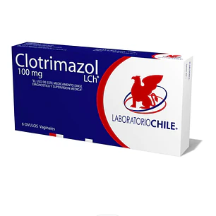 Clotrimazol 100 mg x 6 Óvulos Vaginales Lab Chile