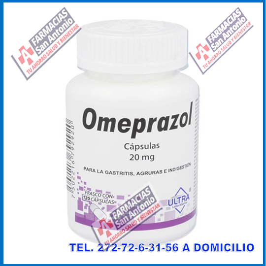 Omeprazol 20mg 120 capsulas 