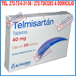 Telmisartan 40mg 28 Tabletas