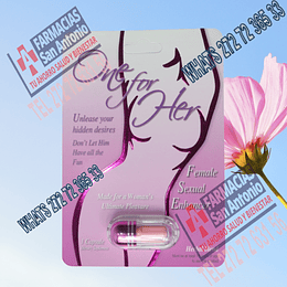 One for her capsula 350mg pastilla rosa