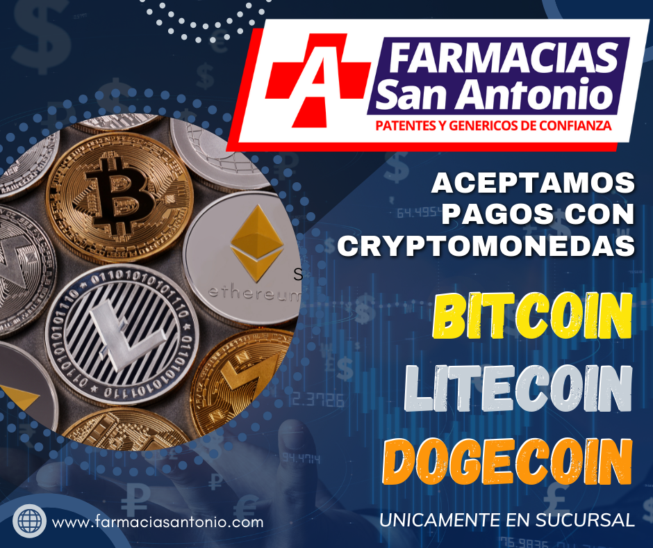 Aceptamos cryptomonedas