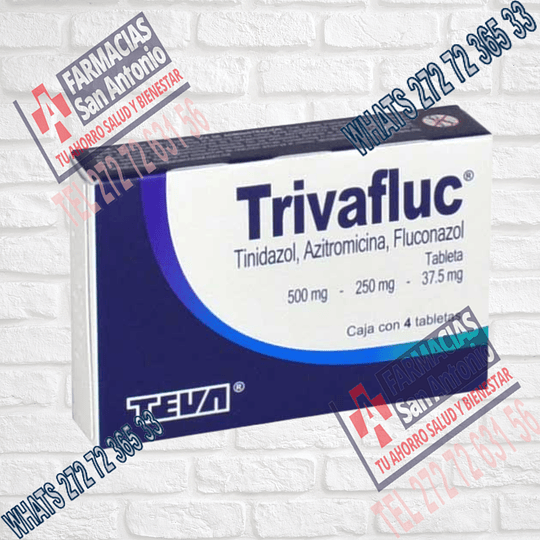 Trivafluc caja con 4 tabletas