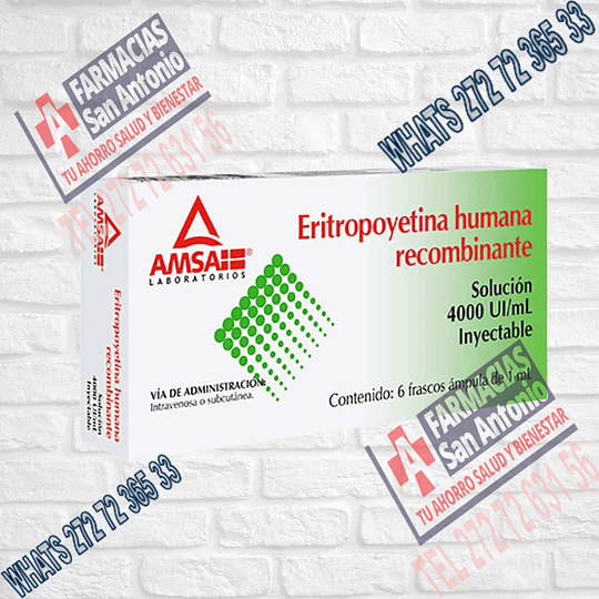 Eritropoyetina humana recombinante 4000 UI/ml