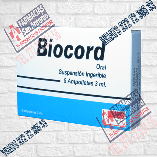 Biocord Suspensión oral 5 ampolletas