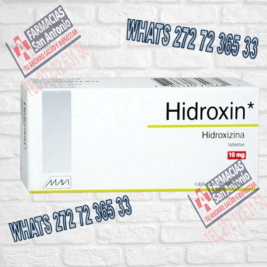 Hidroxizina 10 MG  Hidroxin 30 tabletas