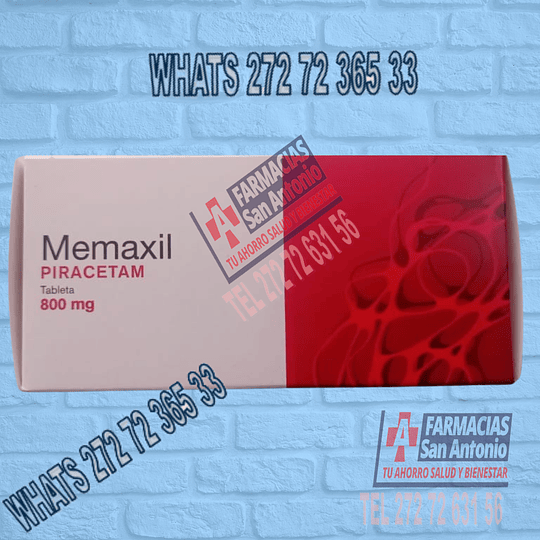 Memaxil Piracetam 800 mg 30 tabletas Maver