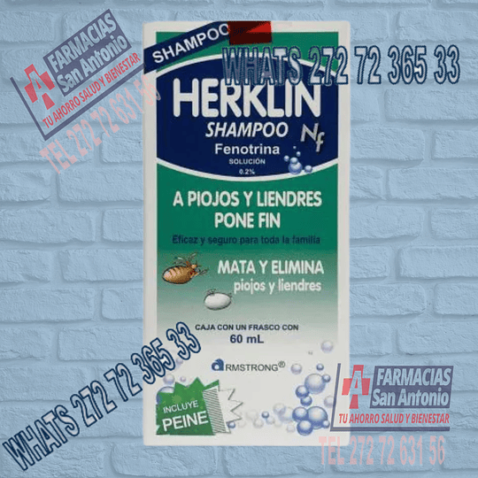 Herklin Fenotrina Shampoo 0.2% Solucion 