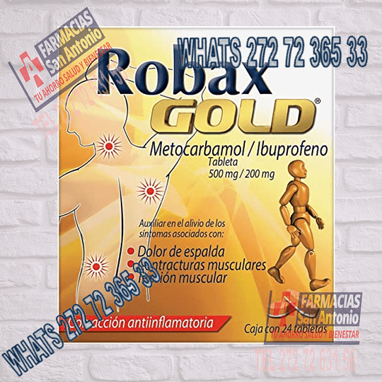 Robax gold Metocarbamol - Ibuprofeno 500/200 mg 