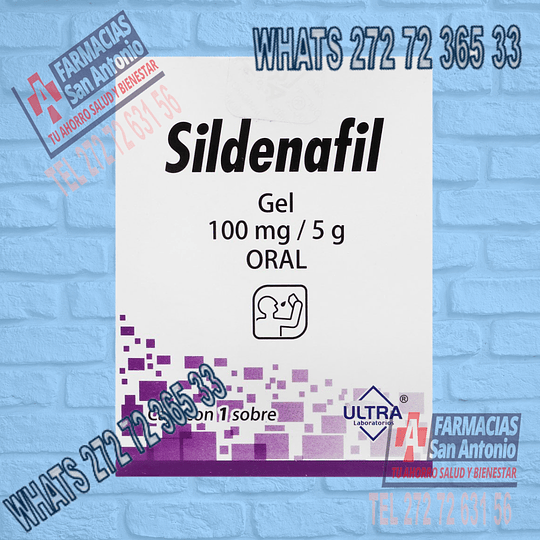 Sildenafil Gel 100mg/5g Sobre oral Ultra