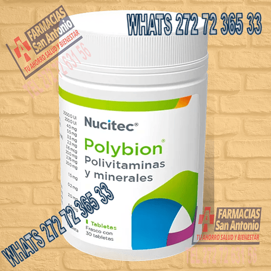 Polybion frasco 30 Tabletas Nucitec