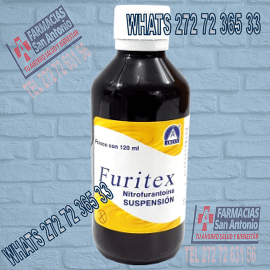Nitrofurantoina Furitex frasco 120ML