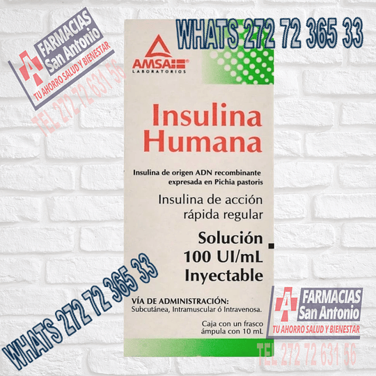 Insulina Glargina 100UI/ML Inyectable