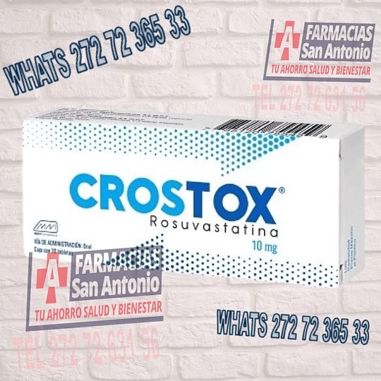Crostox Rosuvastatina 10mg 30 Tabletas