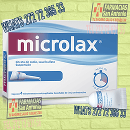 Microlax Caja 4 Microenemas desechables